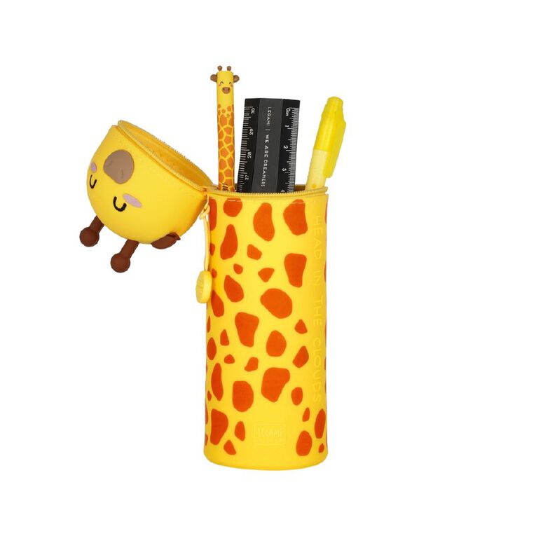 Legami 2-in-1 Silicone Pencil Case Kawaii Giraffe