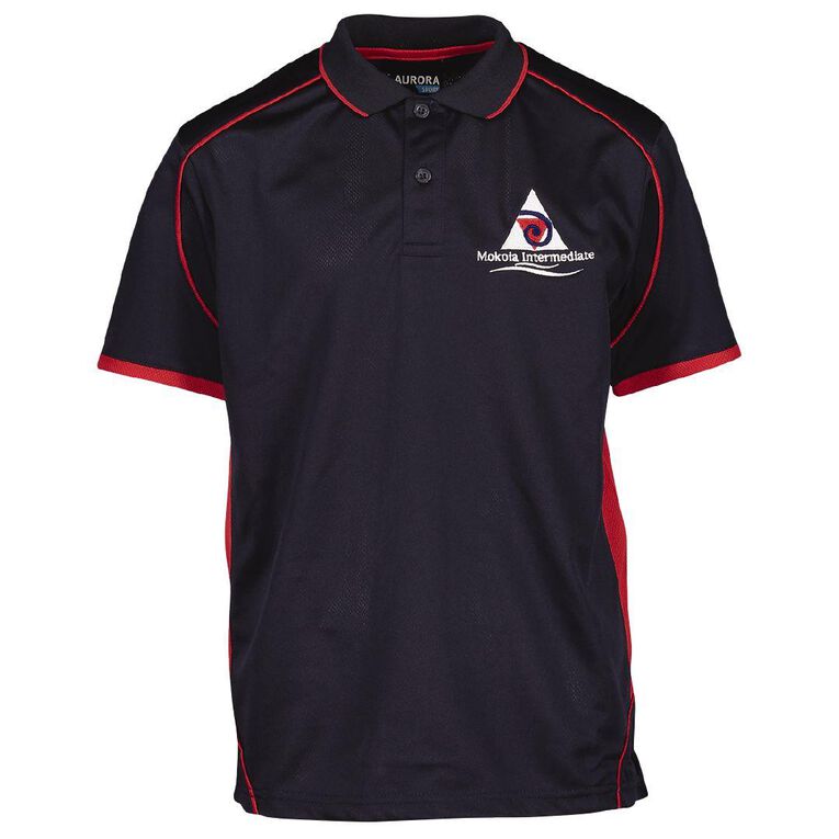 Schooltex Mokoia Intermediate Short Sleeve Polo with Embroidery
