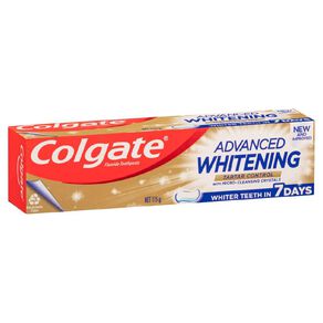 Colgate Advanced Whitening Tartar Control Toothpaste 115g
