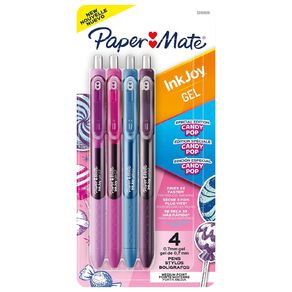 Paper Mate Inkjoy Gel 0.7mm 4 Pack