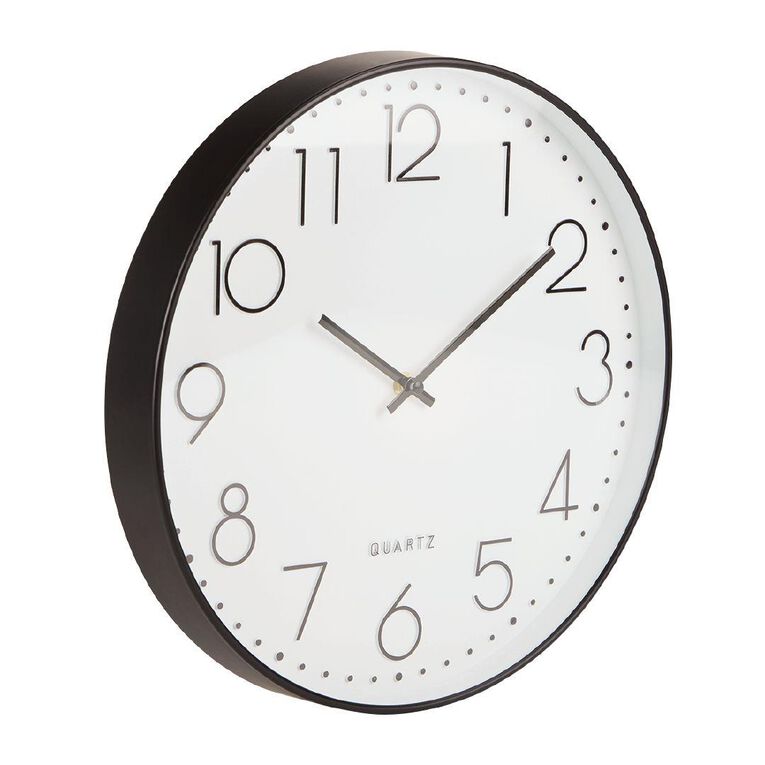 Living & Co Larsson Clock Black 35cm