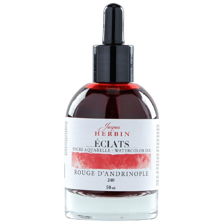 Jacques Herbin Eclats Watercolour Ink 240 Turkey Red 50ml