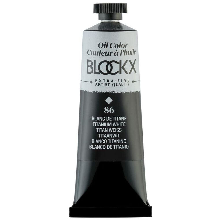 BLOCKX Oil Tube 35ml 86 Titanium White White