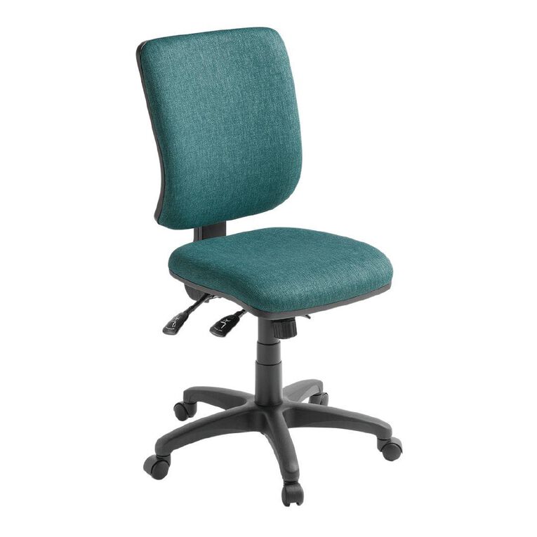 Eden Eden Swatch 3 Lever Highback Ergonomic Chair Atlantic