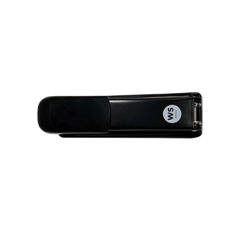 WS Stapler Metal Half Strip 20 Sheet Black