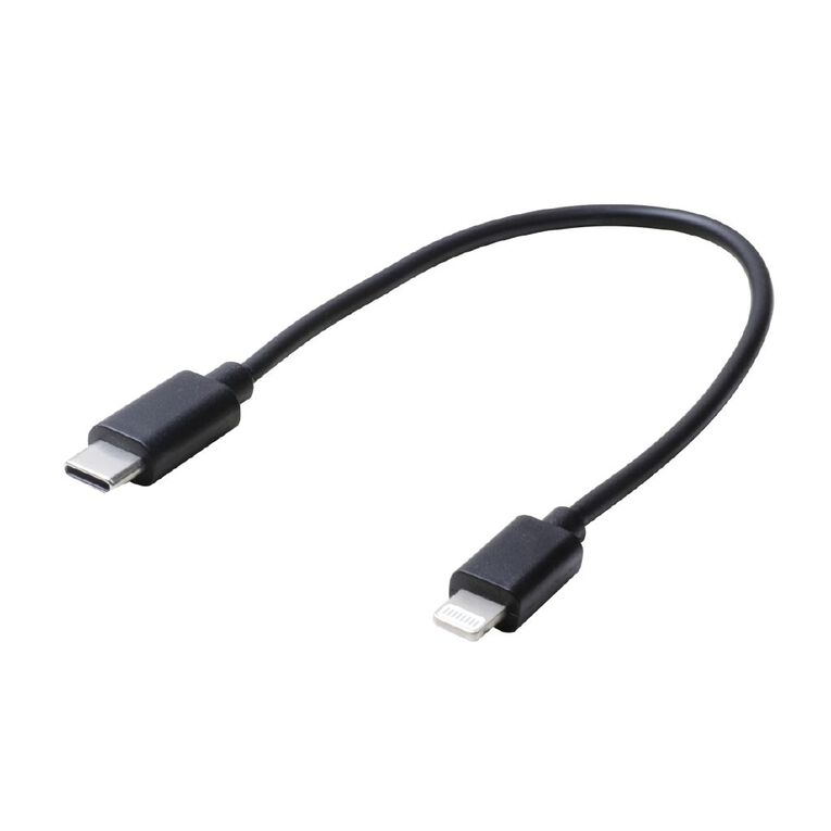 Tech.Inc 2.0 USB-C To Lightning Cable 15cm Black