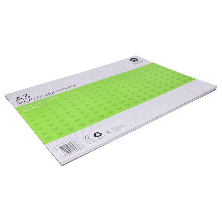 WS Graph Pad 5mm 50L Green A3