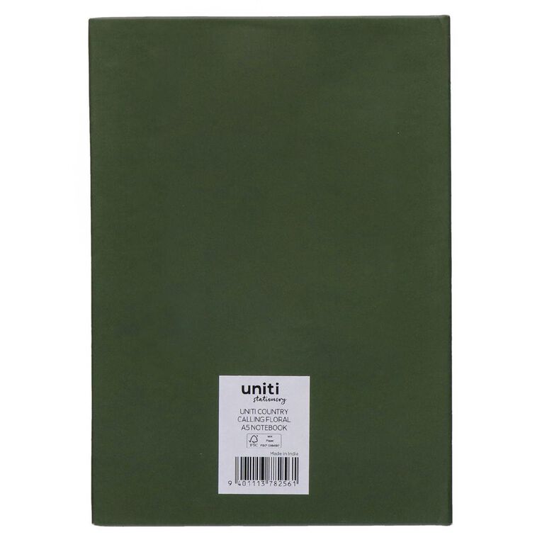 Uniti Stationery County Calling A5 Floral Notebook