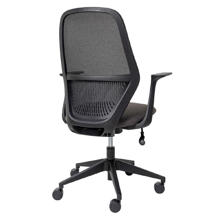 Buro Seating Mondo Soho Chair Black Mesh With Arms