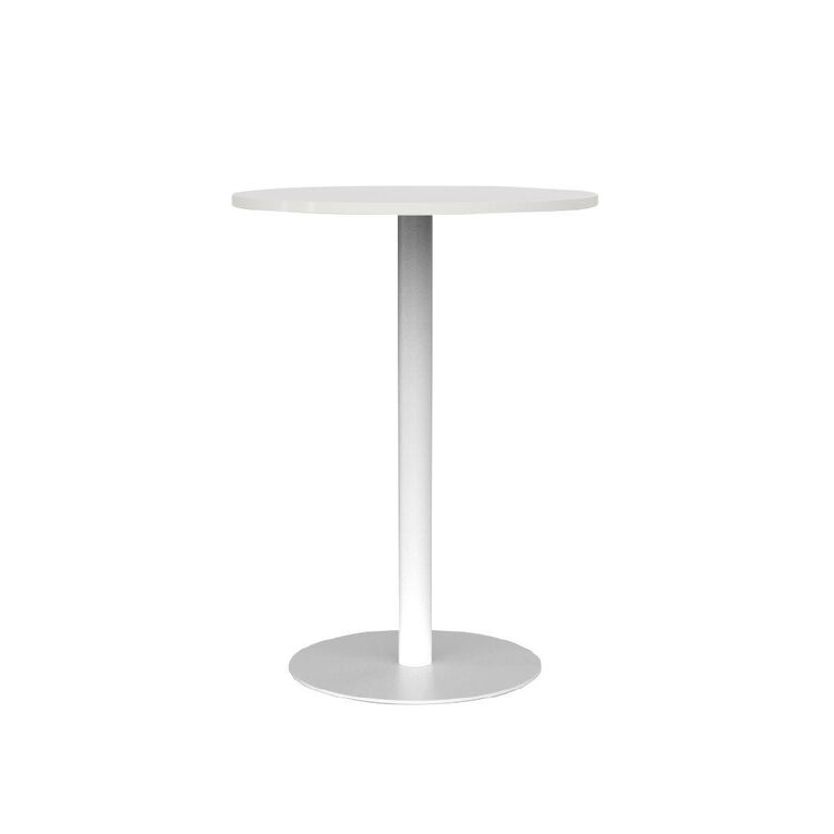 Knights Polo Bar Leaner 800 Round White Top