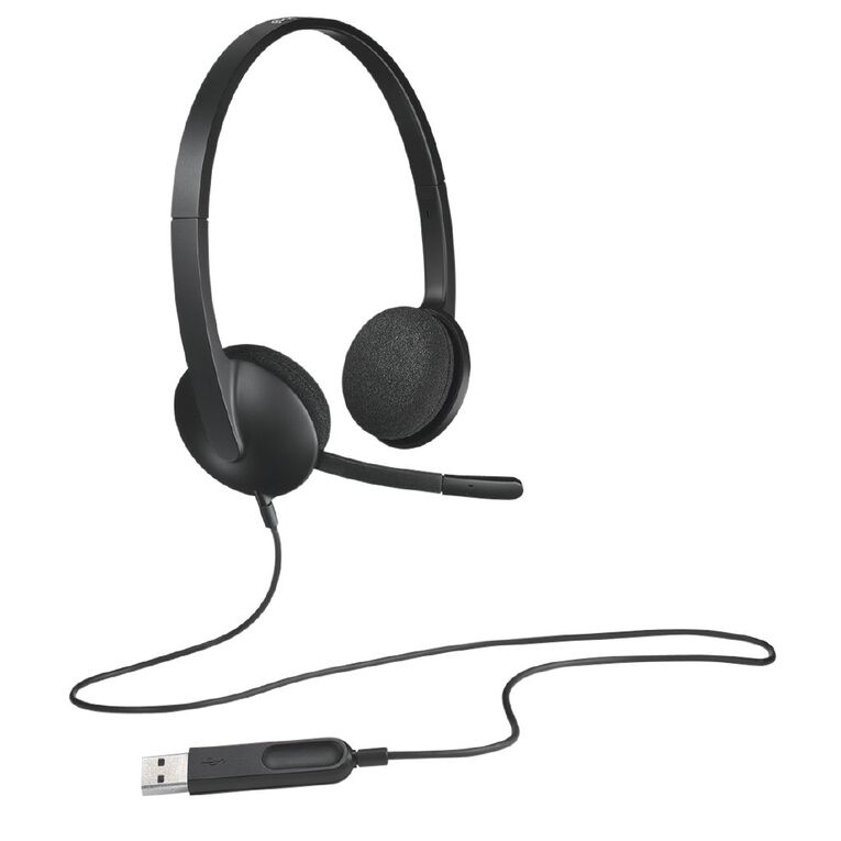 Logitech H340 USB Headset Black