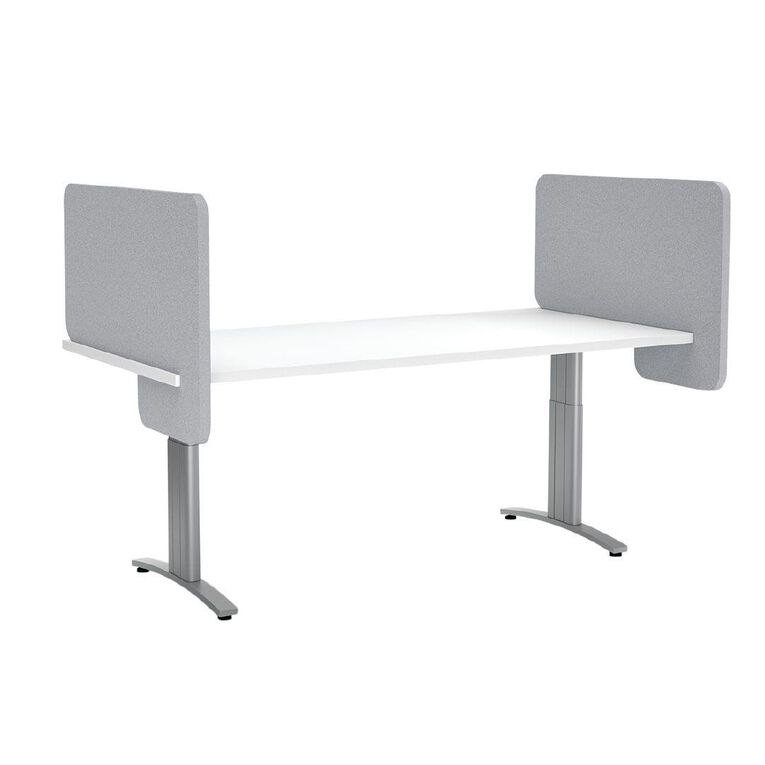 Boyd Visuals Desk Divider Light Grey 540mm x 800mm