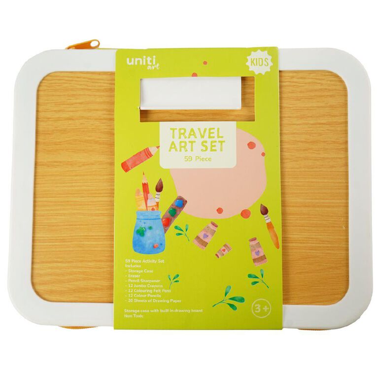 Uniti Kids Travel Art Set 59 Piece