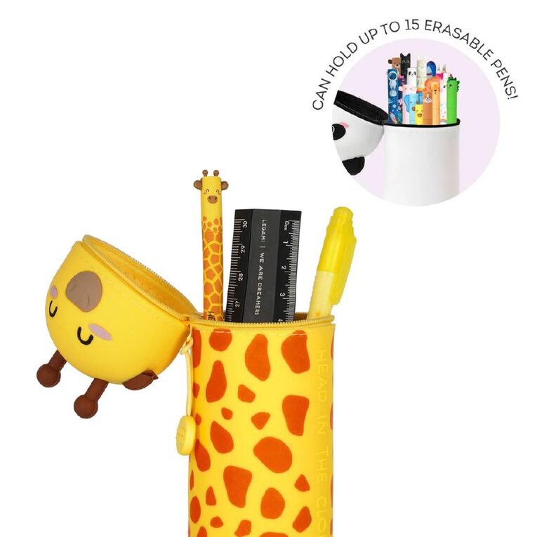 Legami 2-in-1 Silicone Pencil Case Kawaii Giraffe