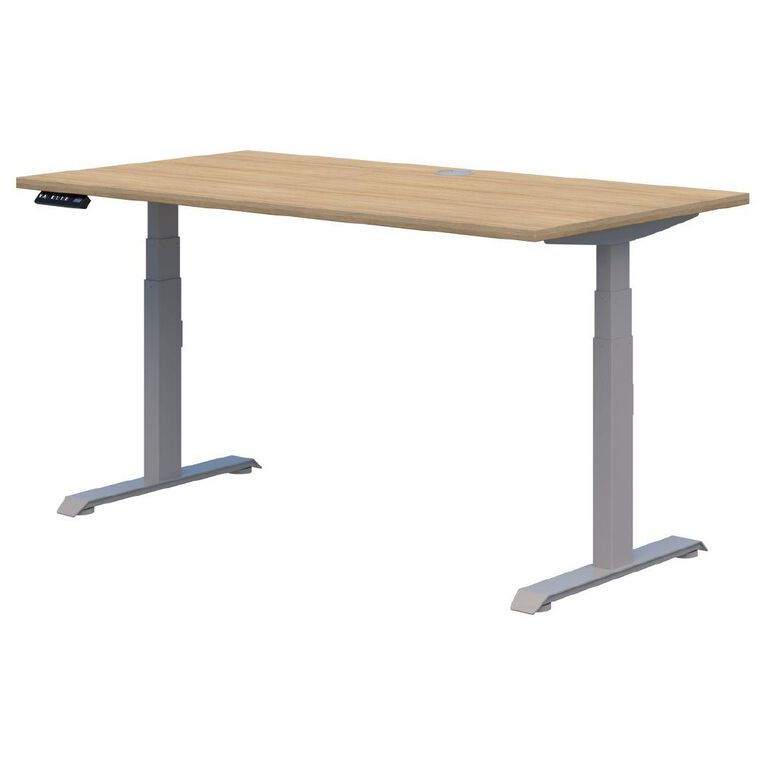 Rapid Premium Electric Desk 1200 x 700 Silver