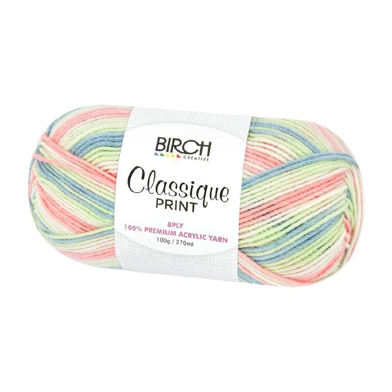 Birch Classique Yarn Prints 100% Premium Acrylic 100G 8Ply Spring