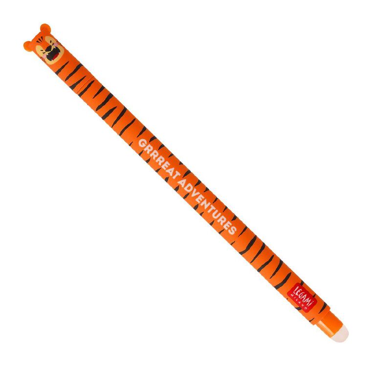 Legami Tiger Erasable Gel Pen Orange