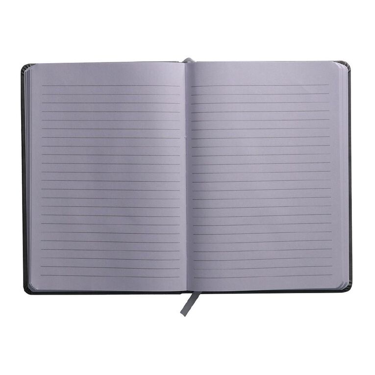 Uniti Stationery A5 Polyurethane Hard Cover Grey Notebook