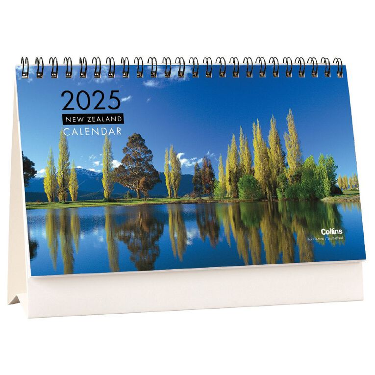 Collins 2027 Calendar Flip Over Desk NZ Pictorial