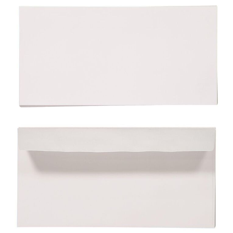 Create With DL Envelope White 25 Pack