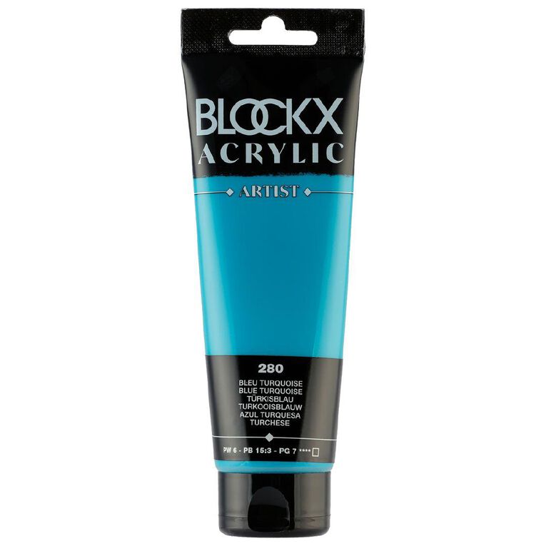 BLOCKX Acrylic Tube 120ml Turquoise Turquoise