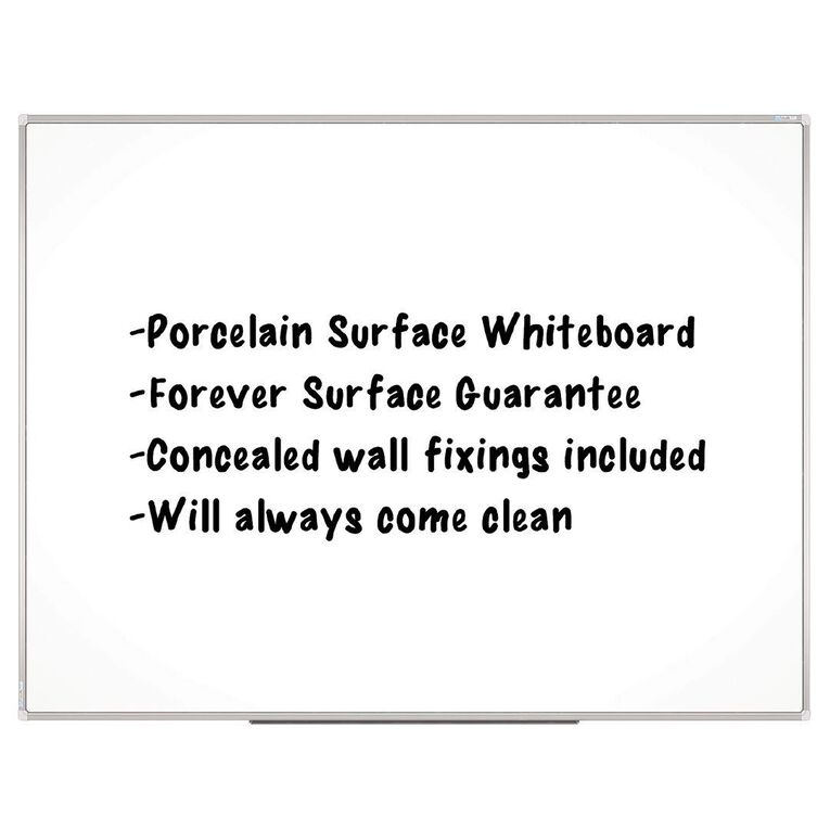 Boyd Visuals Porcelain Whiteboard 900 x 1200mm