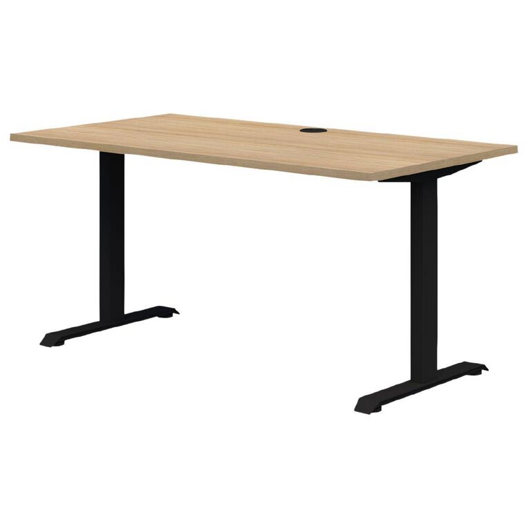 Rapid Fixed Height Desk 1200 x 700 Black