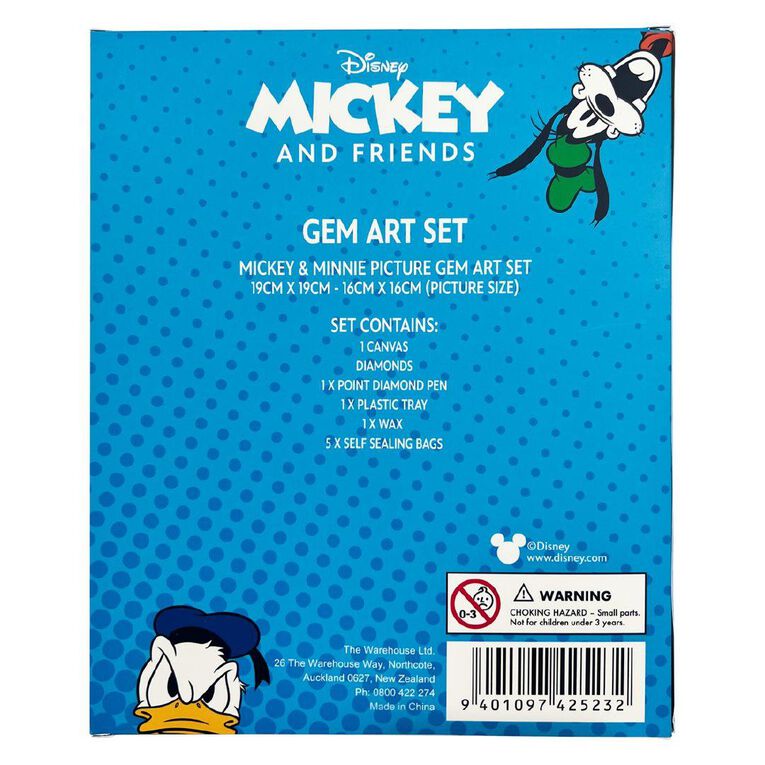 Mickey Mouse Kids Gem Art- Good Day