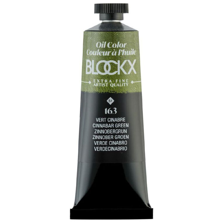 BLOCKX Oil Tube 35ml S1 163 Cinnabar Green Green