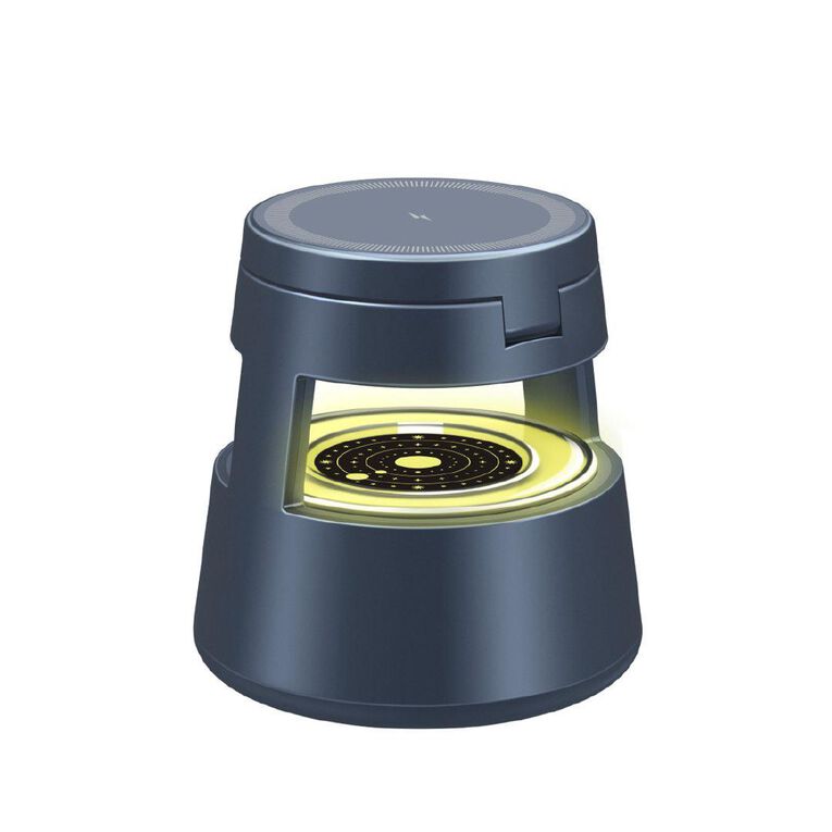 Tech.Inc 4 In 1 Wireless Charging Station With Night Lamp