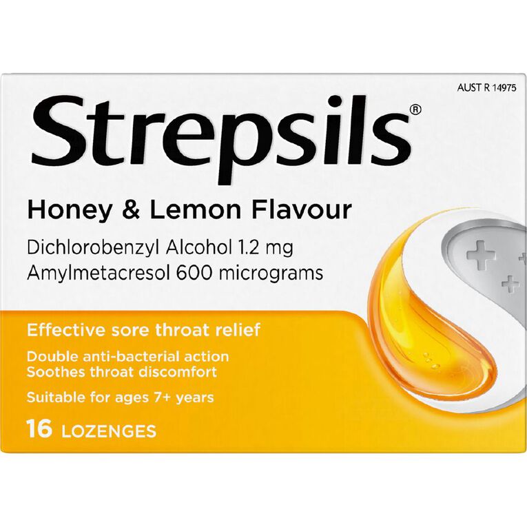 Strepsils Honey and Lemon Lozenges 16s