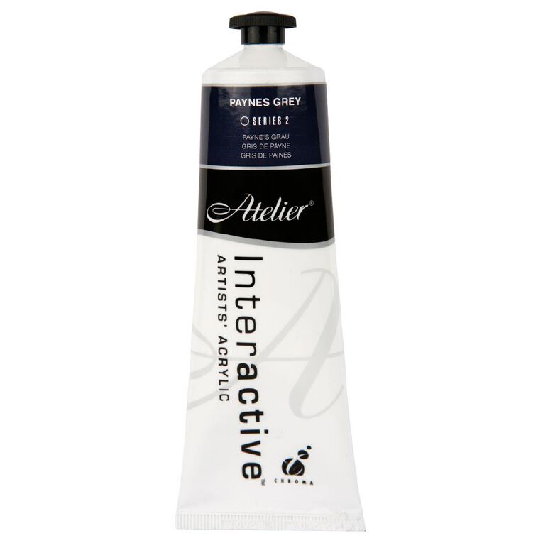 Atelier S2 Acrylic Paint Paynes Grey 80ml