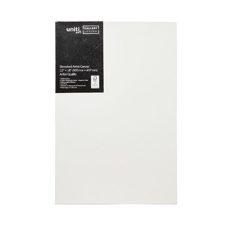 Uniti Plat Canvas 12in x 18in 380GSM
