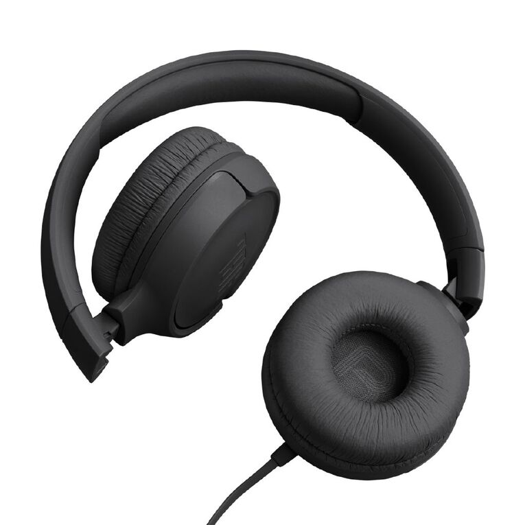 JBL Tune 520C USB-C Wired On-Ear Headphones Black