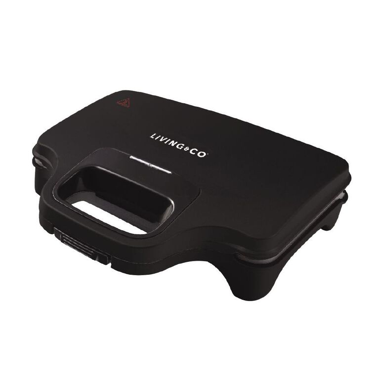 Living & Co Deep Dish Sandwich Maker Black
