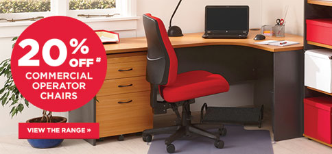 20% Off Commercial & Operator Chairs