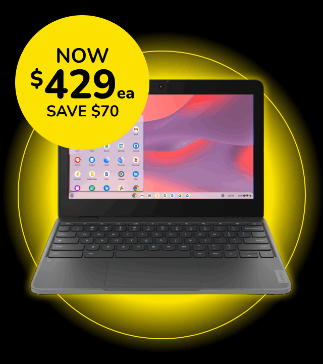Lenovo Chromebook - Now $429ea, Save $70