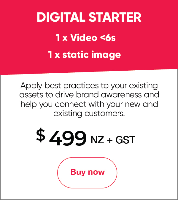 Digital Starter Package - $499 NZ + GST