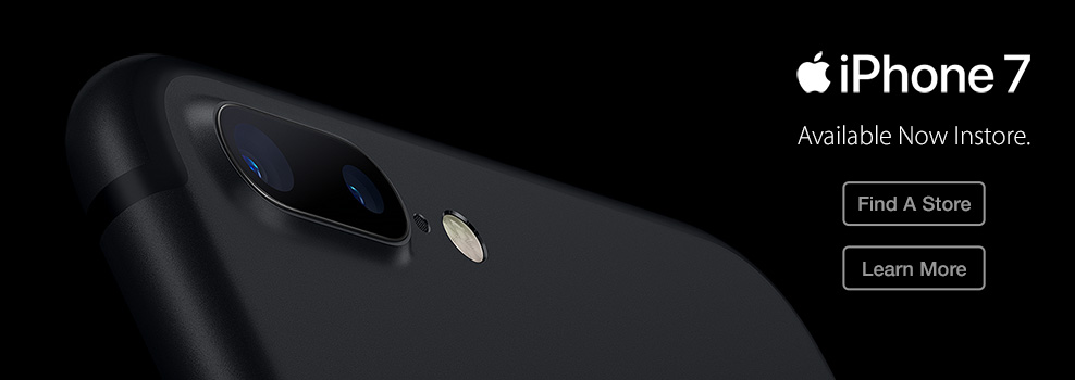 Apple iPhone 7 Find A Store Banner