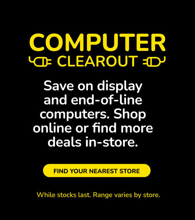 Computer Clearout - Find Your Nearest Store