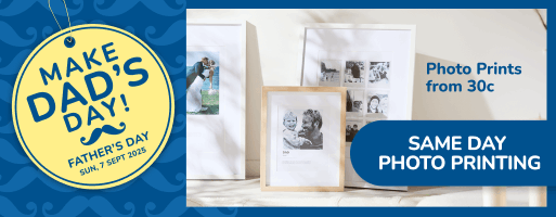 Fathers Day - Same day photo printing