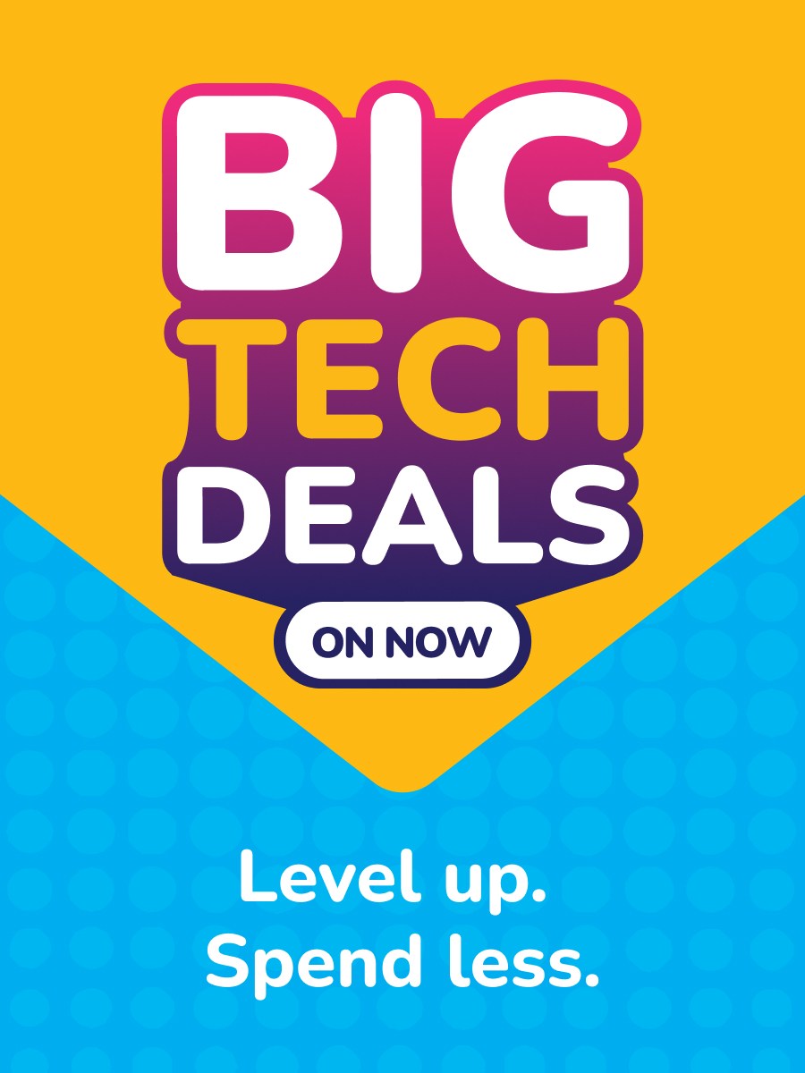 Big Tech Deals ON NOW Level up. Spend less.