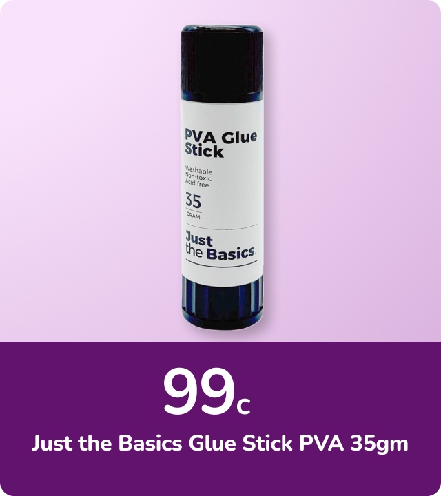 Just the Basics PVA Glue Stick 99c