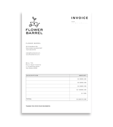 Invoice Books