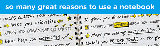 So many great reasons to use a notebook