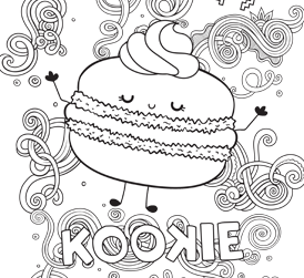 Kookie Colouring-In Sheet
