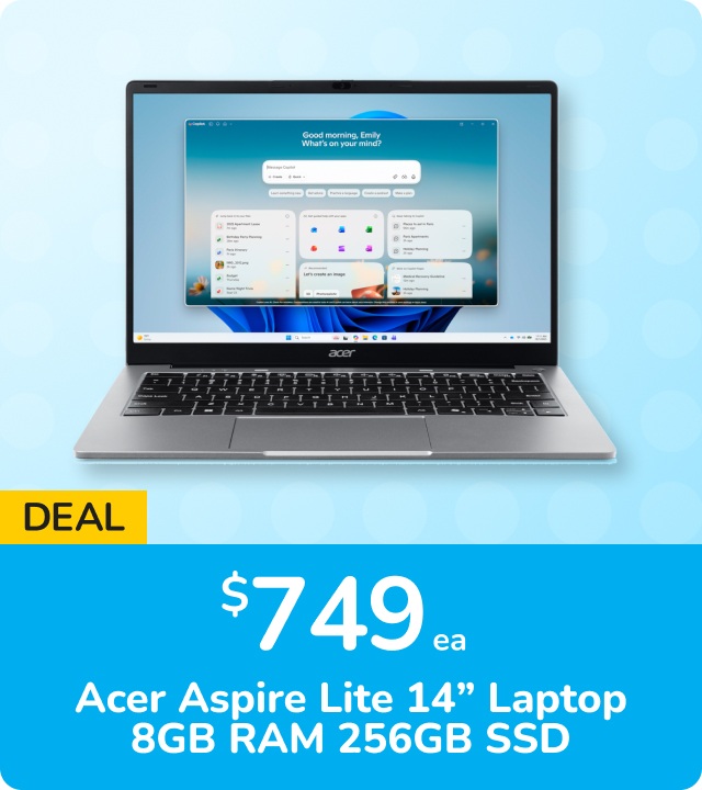 H1: Acer Aspire 14" Laptop