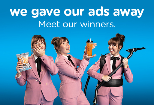 We gave our ads away. Meet our winners.