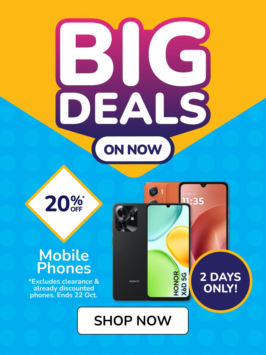 H1: 2 DAYS ONLY! H2: 20% Off Mobile Phones T&Cs Apply: Excludes Clearance and already discounted items