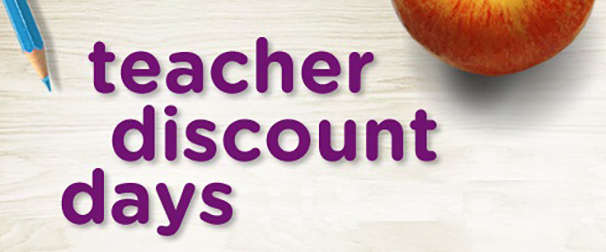 teacher discount days